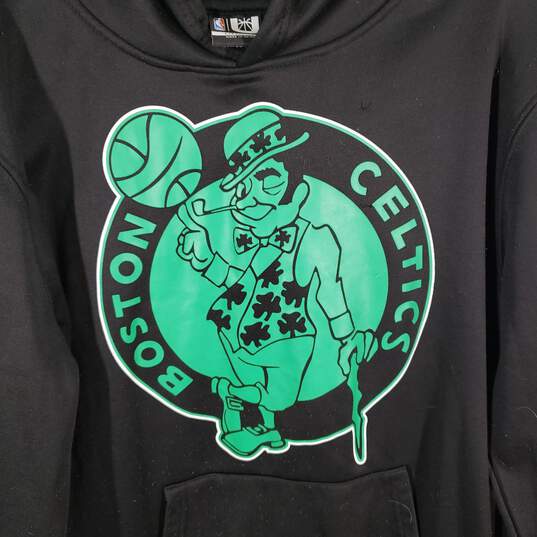Mens Boston Celtics Kangaroo Pockets Basketball-NBA Pullover Hoodie Size Medium image number 3