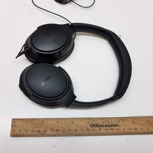Bose Wired On Ear Black Headphones W/Case Untested image number 3