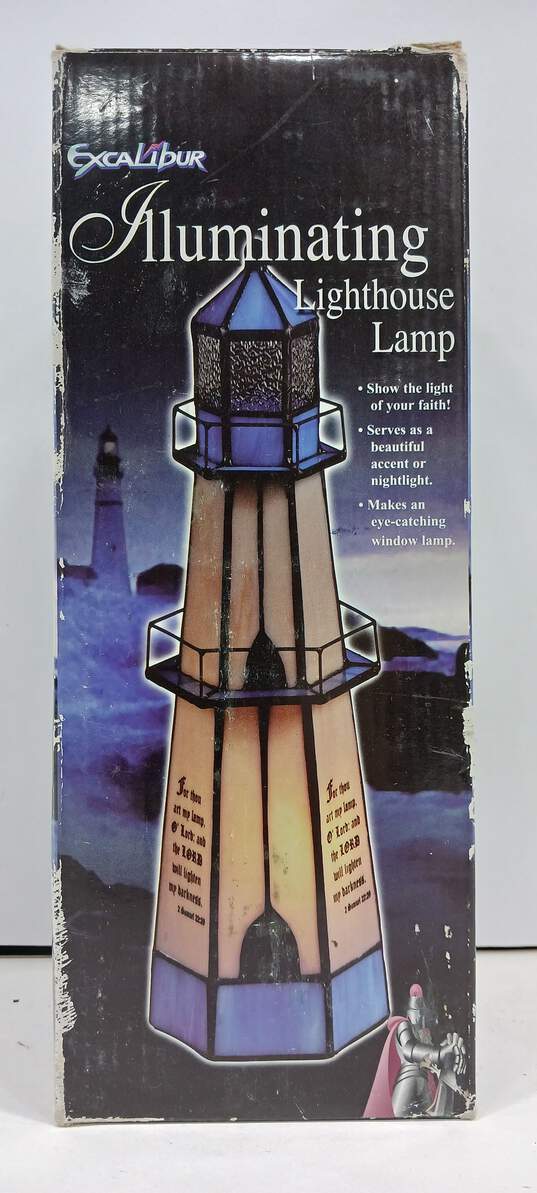 Pair of Excalibur Illuminating Lighthouse Lamps w/Boxes image number 3