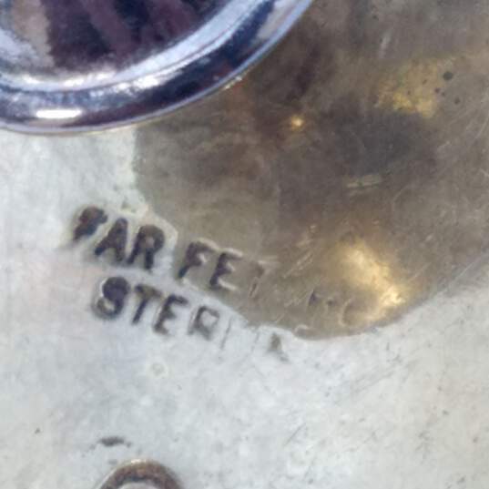 Sterling Silver Sz 6 Rings Charm Pendant Pin Bundle 5 Pcs 15.4g image number 2