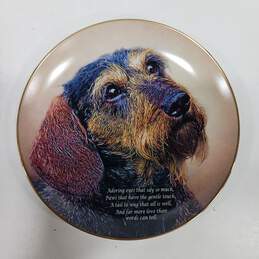 Bundle of 5 Bradford Exchange & Danbury Mint Dog Themed Collector Plates alternative image