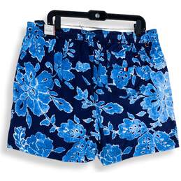 NWT Tommy Hilfiger Mens Navy Blue Floral Elastic Waist Swim Trunks Size XL alternative image