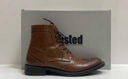 Unlisted Kenneth Cole Blind Sided Boots Cognac 9.5