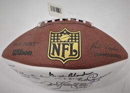 6x Signed NFL Football HOF Blanda Hampton Hendricks+