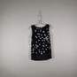 Womens Polka Dot Sleeveless Round Neck Pullover Tank Top Size PS image number 1