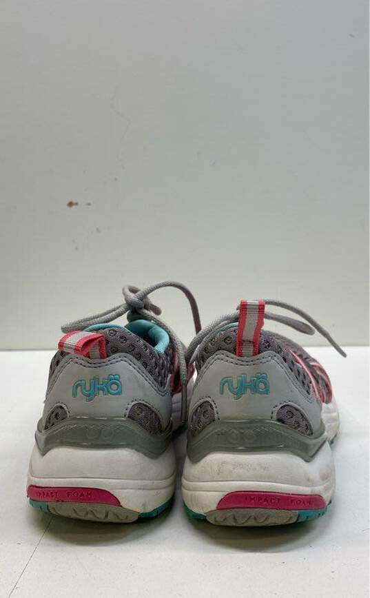 Rykä Hydro Sport Grey Blue Pink Athletic Shoes Women's Size 5.5M image number 4