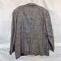 Burberry Mens Gray Plaid Blazer Jacket Size 42 AUTHENTICATED image number 2