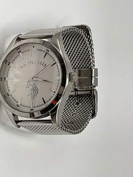 U.S. Polo Assn Mens USC80374 Silver Tone Wristwatch 98.4 g J-0547348-G-02