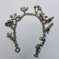 Sterling Silver For Repair 7 inch Charm Bracelet 43.1g image number 3