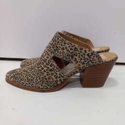 Dolce Vita Women's Brown Leopard Print Mules Size 8.5