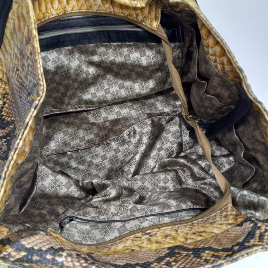 Faux Snake Skin Large Tote Bag image number 4