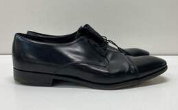 Brunello Cucinelli Leather Derby Dress Shoes Black 11
