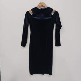 Calvin Klein Black Shoulder-less Dress Size 4 alternative image