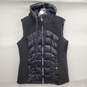 NWT Michael Kors WM's Black Hooded Puffer vest Size L image number 1