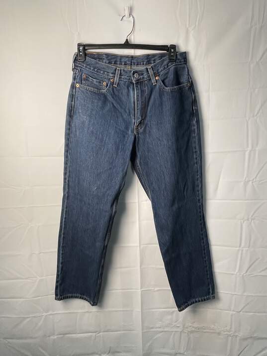 Levis Mens 550 Blue Jeans Size 33/32 image number 1