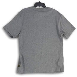 NWT Mens Gray Yellow Short Sleeve Crew Neck Pullover T-Shirt Size M alternative image