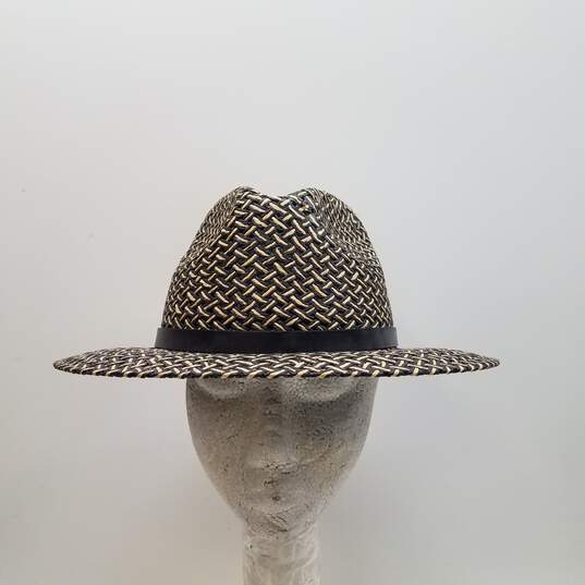 Straw & Wool Straw Hat-Spirit of Adventurer Explorer Size Large Black, Tan image number 1