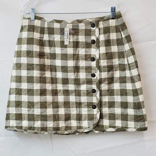 Madewell Gingham Quilted Skit Size 8 image number 1