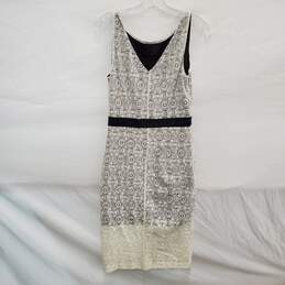 NWT Weston Lainey Lace Ivory & Black Midi Dress Size SM
