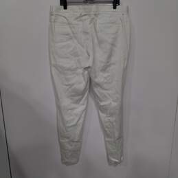 Alfani White Linen Stretch Pants Men's Size 36x32 alternative image