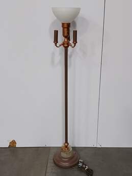 Copper-Toned Floor Lamp