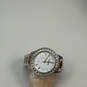 Designer Fossil ES-3622 Two-Tone Rhinestone Round Dial Analog Wristwatch image number 1