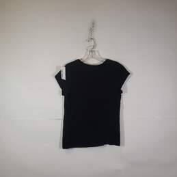 Womens Regular Fit Round Neck Short Sleeve Pullover T-Shirt Size Large alternative image