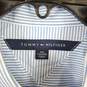Tommy Hilfiger Men Blue Striped Button Up Shirt XXL NWT image number 3