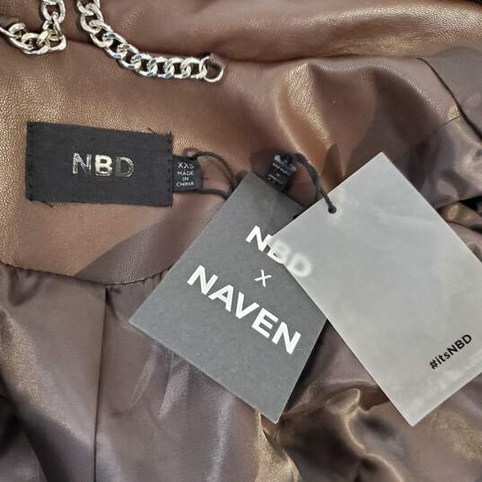 NBD x Naven Faux Fur Coat NWT Size XXS image number 3