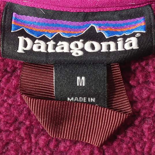 Patagonia Women's Pink Fleece Lined Pullover Jacket Size M image number 3