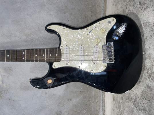 Black Ivory Stratocaster Volume & Tone Controller 6 Strings Electric Guitar image number 3