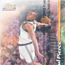 1998-99 HOF Paul Pierce Topps Finest Rookie Boston Celtics alternative image