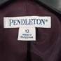Pendleton Women's Eggplant Wool Blend Suit Jacket Size 10 image number 3