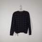 Mens Wool Blend Striped Crew Neck Long Sleeve Pullover Sweater Size Large image number 1