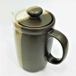 Vintage McCoy Sandstone Coffee Set Pot, Sugar & Creamer alternative image