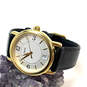 Designer Coach W805 Gold-Tone Adjustable Strap Round Dial Analog Wristwatch image number 1