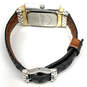 Designer Brighton Rectangle Dial Reversible Leather Strap Analog Wristwatch image number 3