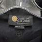 Christine Alexander Swarovski Crystal Embellished Black Jean Jacket Size L / Like New image number 3