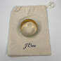 Designer J. Crew Gold-Tone Green Enamel Bangle Bracelet With Dust Bag image number 4
