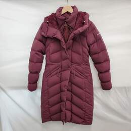 Columbia WM's Ember Springs Duck Down Quilted Red Puffer Parka Size XS