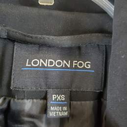 London Fog Women Black Rain Coat PXS alternative image