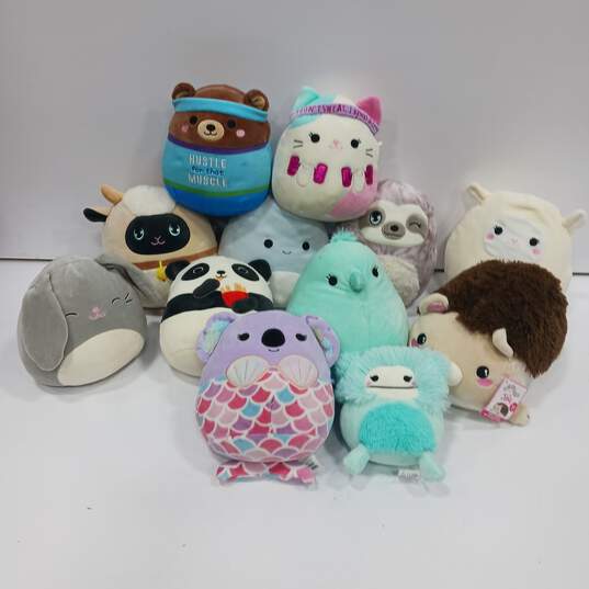 Bundle of 12 Small Squishmallow Plush Toys image number 1