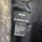 Womens Multicolor Animal Print Long Sleeve Side Pockets Faux Fur Coat Sz S image number 3
