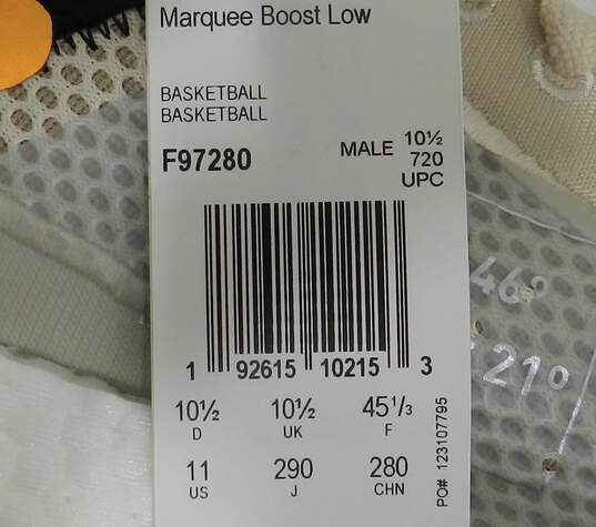 adidas Marquee Boost Low Linen Men's Shoe Size 11 image number 7