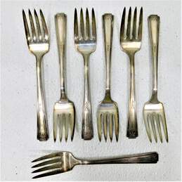 Vintage  E.P.N.S.  Meat Forks Set of 7