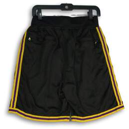 Depgka Mens Black Yellow Los Angeles Lakers Kobe Bryant Mamba NBA Shorts Size L alternative image