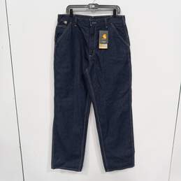 Carhartt Men's Blue Flame-Resistant Workwear Jeans Size 36 x 34 NWT