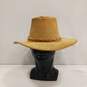 Men's Genuine Leather Tan Hat Size M image number 2