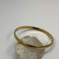 Designer Kate Spade Gold-Tone Heart Of Gold Idiom Classic Bangle Bracelet image number 1