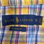 Ralph Lauren Men's Yellow/Blue Plaid Button-Up Shirt Size S image number 4